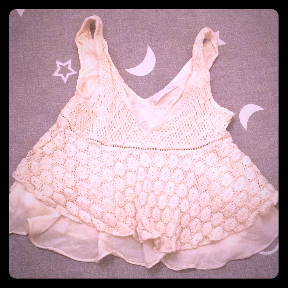 Beautiful Off white top